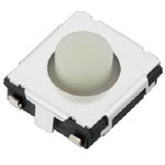EVQ-Q2H01W, Tactile Switches Switch Light Touch 6mm Square SMD