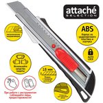 SX818, Нож универсальный Attache Selection 18мм,метал.напр., пласт.корпус,Auto lock