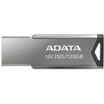 ADATA 128GB UV350 Flash Drive, USB 3.1, Black