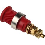23.3020-22, Red Female Banana Socket, 4 mm Connector, Solder Termination, 32A ...