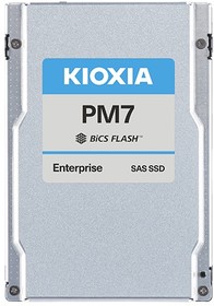 Фото 1/3 Ssd накопитель KIOXIA Enterprise SSD 2,5"(SFF), PM7-R, 3840GB, SAS 24G (SAS-4, 22,5Gbit/s), R4200/W3650MB/s, IOPS(R4K) 720K/155K, MTTF 2,5M,