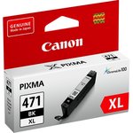Картридж струйный Canon CLI-471XL BK (0346C001) чер. пов.емк. для MG7740