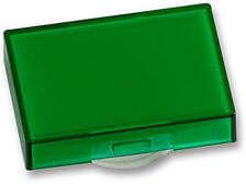Фото 1/3 A165L-JGY, Green Rectangular Push Button Lens for Use with A16