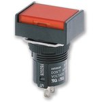 A165L-AA, Blue Square Push Button Lens for Use with A16 Series LED/Incandescent ...