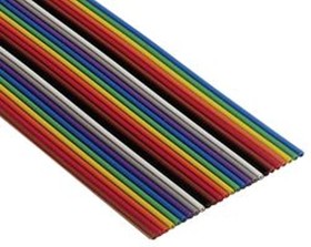 Фото 1/2 3302/10SF, Flat Cables COLOR CODED FLAT CBL 10 COND SPLICE FREE
