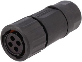 Фото 1/4 RTS6BS14N4S03, Standard Circular Connector PLUG BACK SHELL SIZE 14 4POS SOCKET