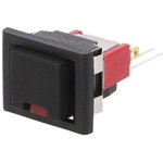 8121J85ZGE223, Pushbutton Switches SPDT ON-(ON) BLK