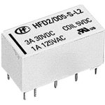 HFD2/003-S-D, Сигнальное реле две контактных группы на переключение 1А/125VAC ...