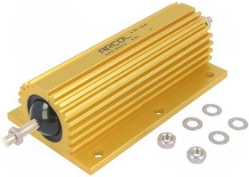 HS300 30R F, Резистор: проволочный, с радиатором, винтами, 30Ом, 300Вт, ±1%