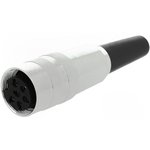KV 6 Pole M16 Din Socket, DIN EN 60529, 5A, 250 V ac IP40, Female, Cable Mount