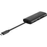 Разветвитель USB-C A4Tech DST-80C 2порт. серый