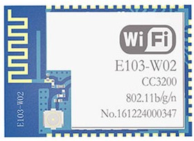 Фото 1/2 E103-W02, модуль WiFi, CC3200, 2.4GHz, UART, 0.3 км