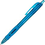 Ручка шариковая автомат. Deli Arris диамет шар 0,7мм резин манж синяя