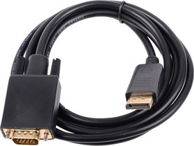 Кабель DisplayPort - VGA, M/M, 5 м, экр, Cablexpert, CCP-DPM-VGAM-5M
