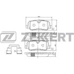 BS-1272, Колодки тормозные Land Rover Discovery III, IV 09- ...