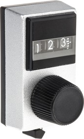 Фото 1/3 15A31B10, 17.7mm Black Potentiometer Knob for 6.35mm Shaft Splined, 15A31B10