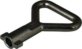 Ключ с двумя бородками D= 5 мм, H=46,5 мм, металл, черный, К01.05.1.5, 10 шт. TRZ0198