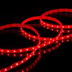 Светодиодная лента MAKSILED 12В, 4.8Вт/м, 60SMD(2835)/м, IP65, 82лм/м, красный ...