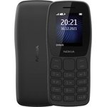 1GF019CPA2C02, Телефон Nokia 105 Dual Sim Charcoal (TA-1557)