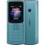 1GF018MPE1C01, Телефон Nokia 110 4G Dual Sim Blue (TA-1543)