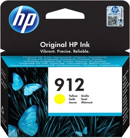 Фото 1/10 Картридж струйный HP 912 3YL79AE жел. для OfficeJet 801x/802x