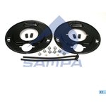 070.558, Щиток BPW барабана тормозного пылезащитный (комплект на ось) SAMPA