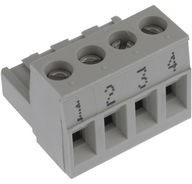 25.340.0453.0, Pluggable Terminal Block - 4 Positions - 5.08mm Pitch - 22 to 12 AWG - 2.5mm² Max. Cross Section - 15A - 300V - S ...