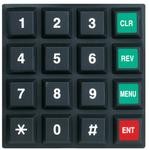 84LS-BC2-014-N, Keypad 16 Key Terminal Pins 10mA 24VDC 3000000Cycles 5.56N