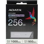 Флеш Диск A-Data 256Gb Type-C UE800 AELI-UE800-256G-CSG USB3.2 серебристый