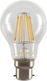 Фото 1/2 27162, LED Light Bulb, GLS с Нитью Накаливания, BA22d / BC, Теплый Белый, 2700 K, Без Затемнения