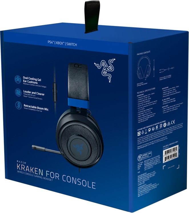 Razer Kraken for Console Razer Kraken for Console Wired Gaming Headset for Console FRML Packaging