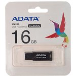 Флеш-память ADATA 16GB AUV250-16G-RBK SILVER