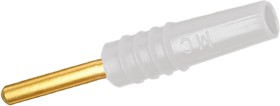 2 mm plug, solder connection, 0.5 mm², white, 22.2609-29