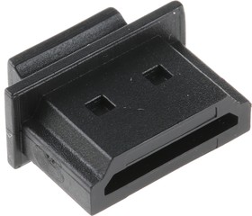 Фото 1/2 726851001, USB Connectors Caps for HDMI Black 13.9x15.1mm