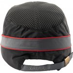 COLTAAINOLG, Short Peak Bump Cap EN 812 Cotton / Polyester Black