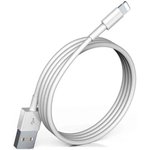 Кабель Cactus CS-LG.USB.A-1 USB (m)-Lightning (m) 1м белый блистер