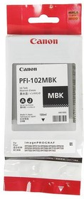 Фото 1/10 Картридж струйный Canon PFI-102МBK (0894B001/894B003) мат.чр.д/IPF500/600/700