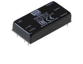 Фото 1/2 RDDW60F-15, Isolated DC/DC Converters - Through Hole 60W 9-36Vin +/-15V 2x1 Iso +/-2A