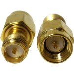 ADP-SMAM-SMAFRP, RF Adapters - In Series Adapter SMA Male to SMA Female revers ...