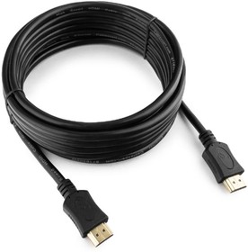 Фото 1/10 Кабель HDMI Cablexpert CC-HDMI4L-15, 19M/19M, v2.0, серия Light, позол.разъемы, экран, 4.5м, черный, пакет