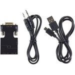 VCOM CA337A Переходник VGA(M)+audio+microUSB --  HDMI(F)1080*60Hz ...