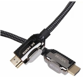 Фото 1/10 CG864-1.5M, Cable; HDCP 2.2,HDMI 2.1; HDMI plug,both sides; PVC; textile