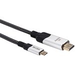 VCOM CU423MCV-1.8M Кабель-адаптер USB 3.1 Type-Cm --  HDMI A(m) 8K@30Hz, 1.8m ,Alumi Shell,VCOM  CU423MCV-1.8M  [4895182217980]