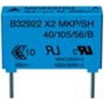 B32912A3104K000, Конденсатор Безопасности, Metallized PP, Radial Box - 2 Pin, 0.1 мкФ, ± 10%, X1, Сквозное Отверстие