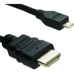 68786-0001, Male HDMI to Male Micro HDMI Cable, 1m