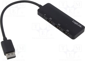 CV0146, Splitter; DisplayPort 1.4,HDCP 2.2; black