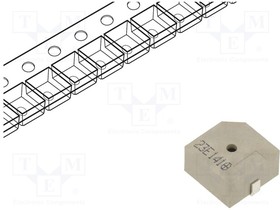 LEB1370BS-1.5S-2.4-R, Sound transducer: electromagnetic alarm; freson: 2.4kHz; 30mA