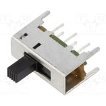 EG2201A, Slide Switch - DPDT - 200mA - 30VDC - Standard Actuator - 6.00mm ...