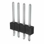 10082627-404HLF, CONN, HEADER, 4POS, 1ROW, 2.54MM