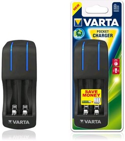 Фото 1/3 57642/401 (57662/401), Устройство зарядное Varta Pocket Charger (без аккумуляторов) для 2-4 АА/ААА Ni-Mh/Ni-Cd